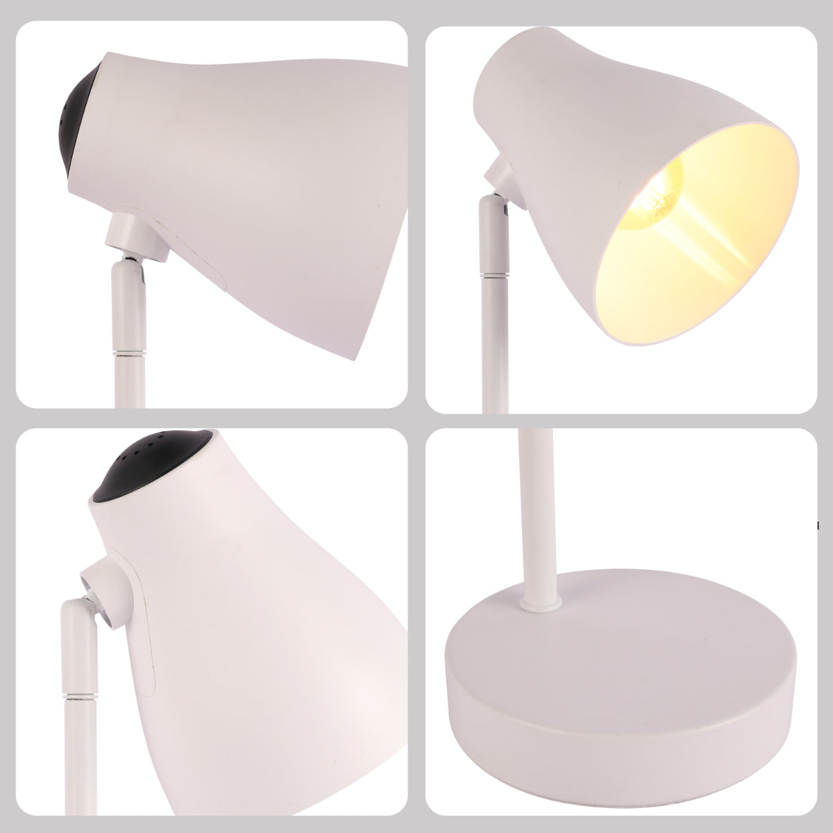 Lighting properties of Elegant Rotatable Desk Lamp in Assorted Colors 130-03652