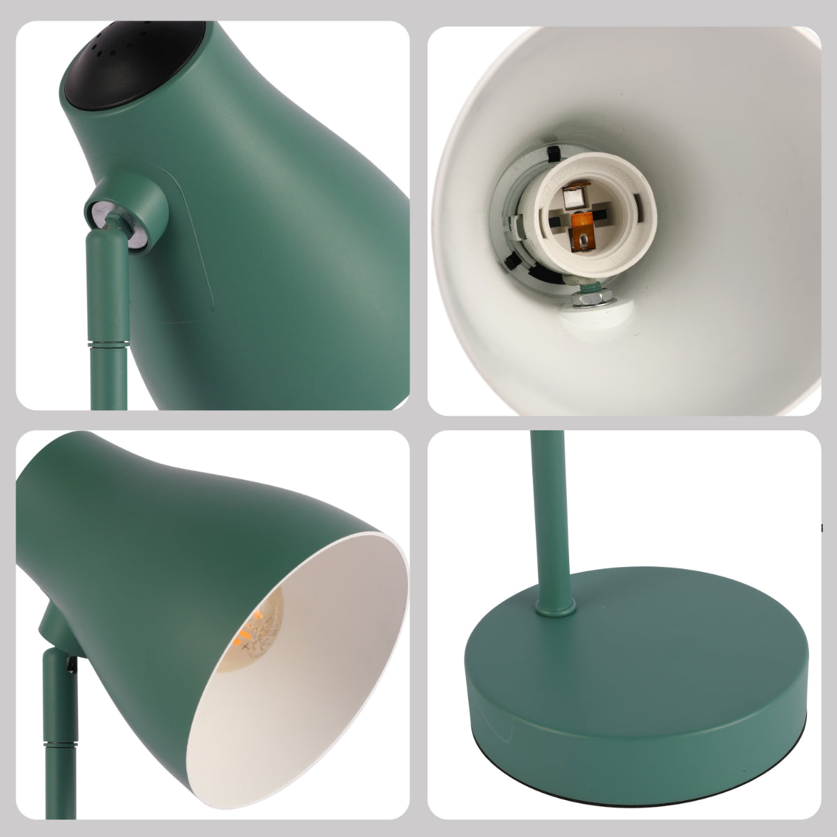 Lighting properties of Elegant Rotatable Desk Lamp in Assorted Colors 130-03654