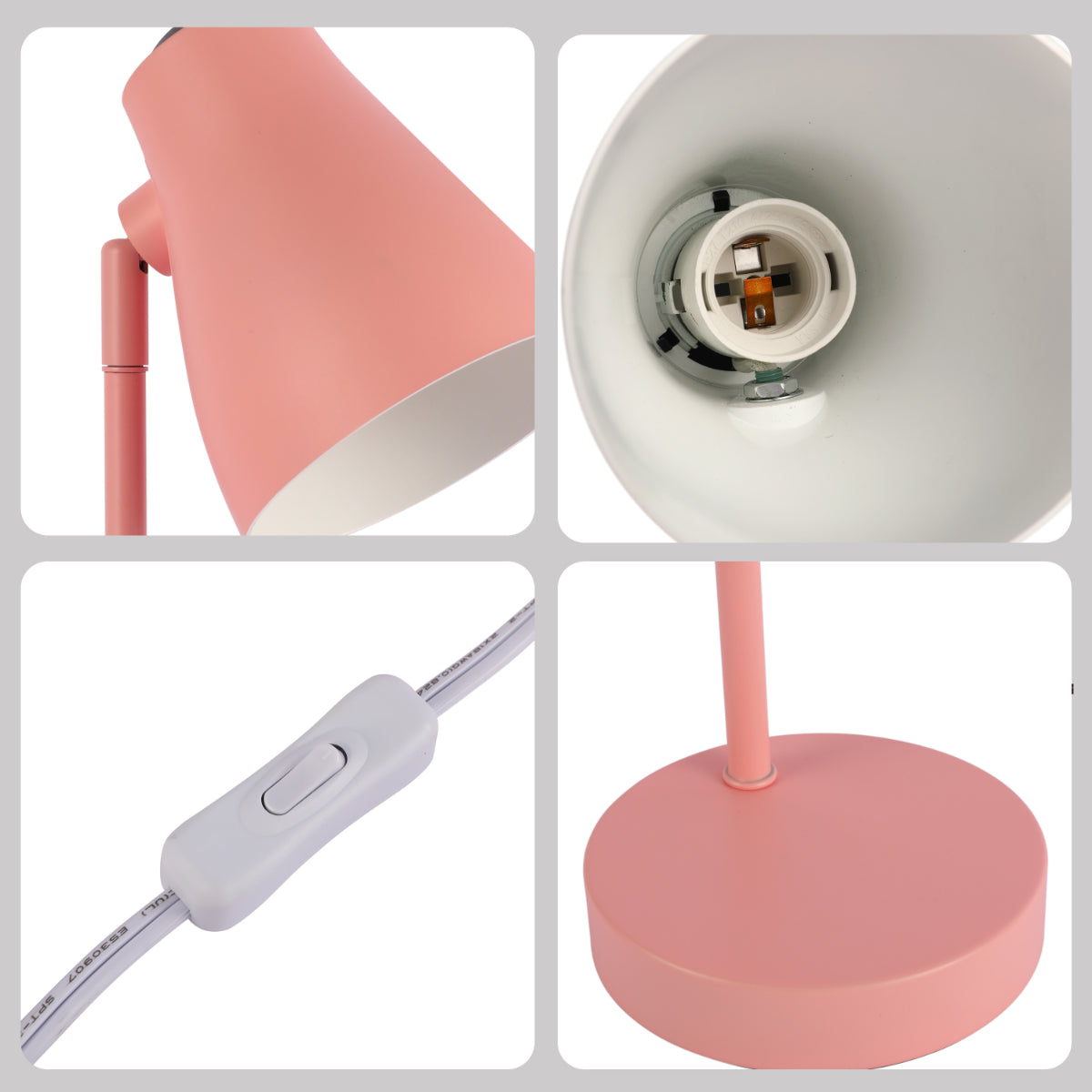 Lighting properties of Elegant Rotatable Desk Lamp in Assorted Colors 130-03656