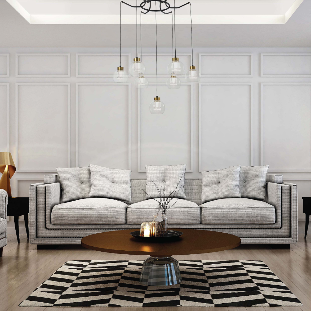 Living room kitchen bedroom use of Eleganza Lumina Adjustable LED Chandeliers | TEKLED 159-17954
