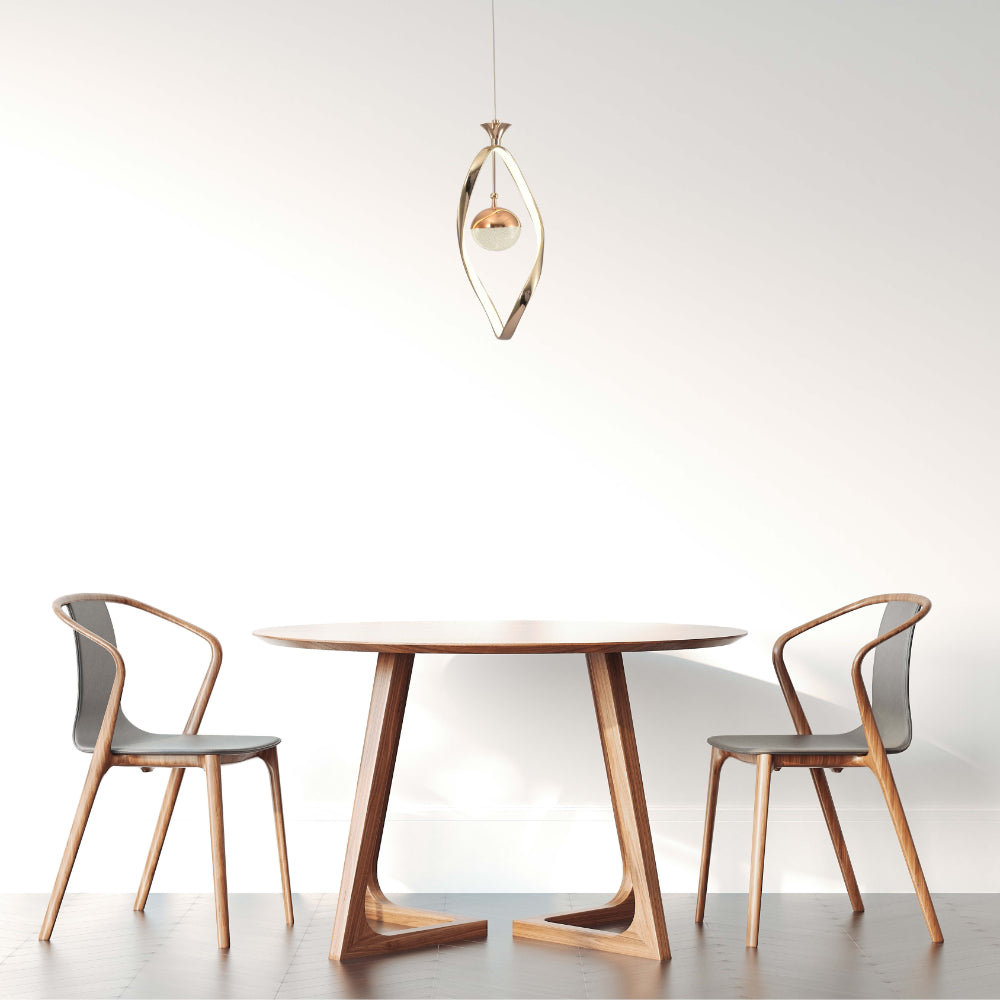 Interior use of Eternity Pearl LED Pendant Ceiling Light Gold | TEKLED 159-17320
