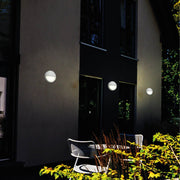 exterior application of LED Diecast Aluminium Half Round Wall Lamp 20W Cool White 4000K IP54 Grey 275mm | TEKLED 182-03361