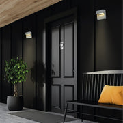 exterior application of LED Diecast Aluminium Stair and Wall Light 5W Warm White 3000K IP54 Grey | TEKLED 182-03344