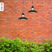 More exterior usage of Sunflower Pendant Ceiling Lamp Matt Black Clear Glass E27