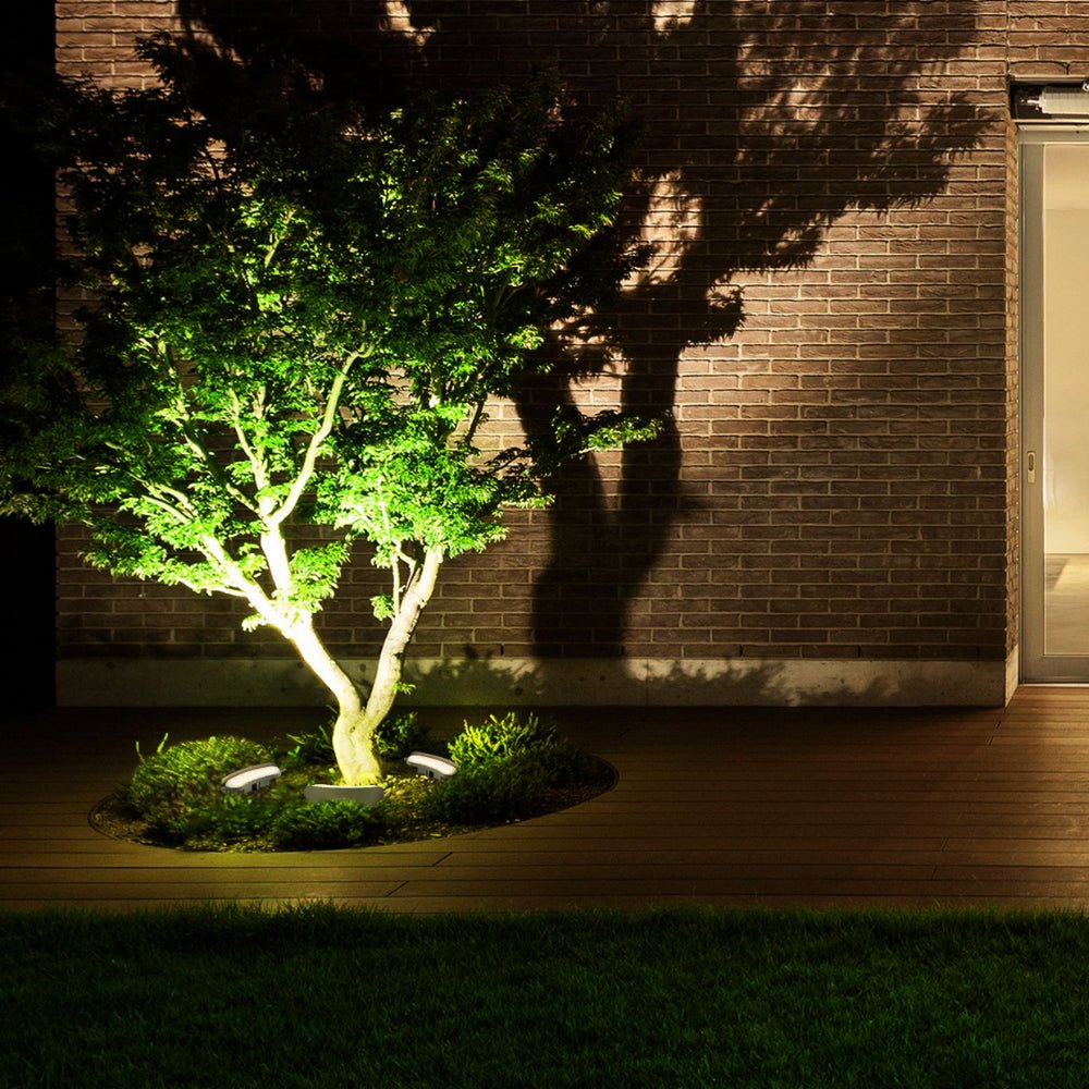 exterior application of Tree Washer LED Floodlight 12W 3000K Warm White or Green | TEKLED 224-03154