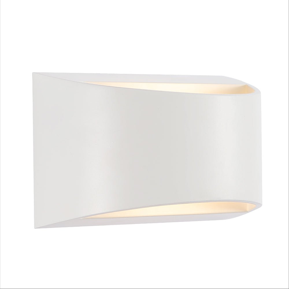 Main image of Flat White Aluminium LED Wall Light 5W Warm White