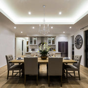 Living room kitchen bedroom use of Gallardos Minimal Chandelier Ceiling Light with Crystal Beads | TEKLED 152-171800