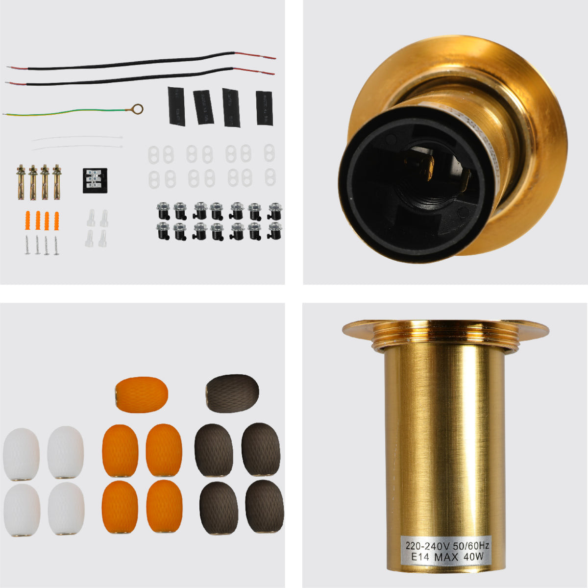 Close shots of Grand Space Multi-Pendant Ceiling Light 150-19028