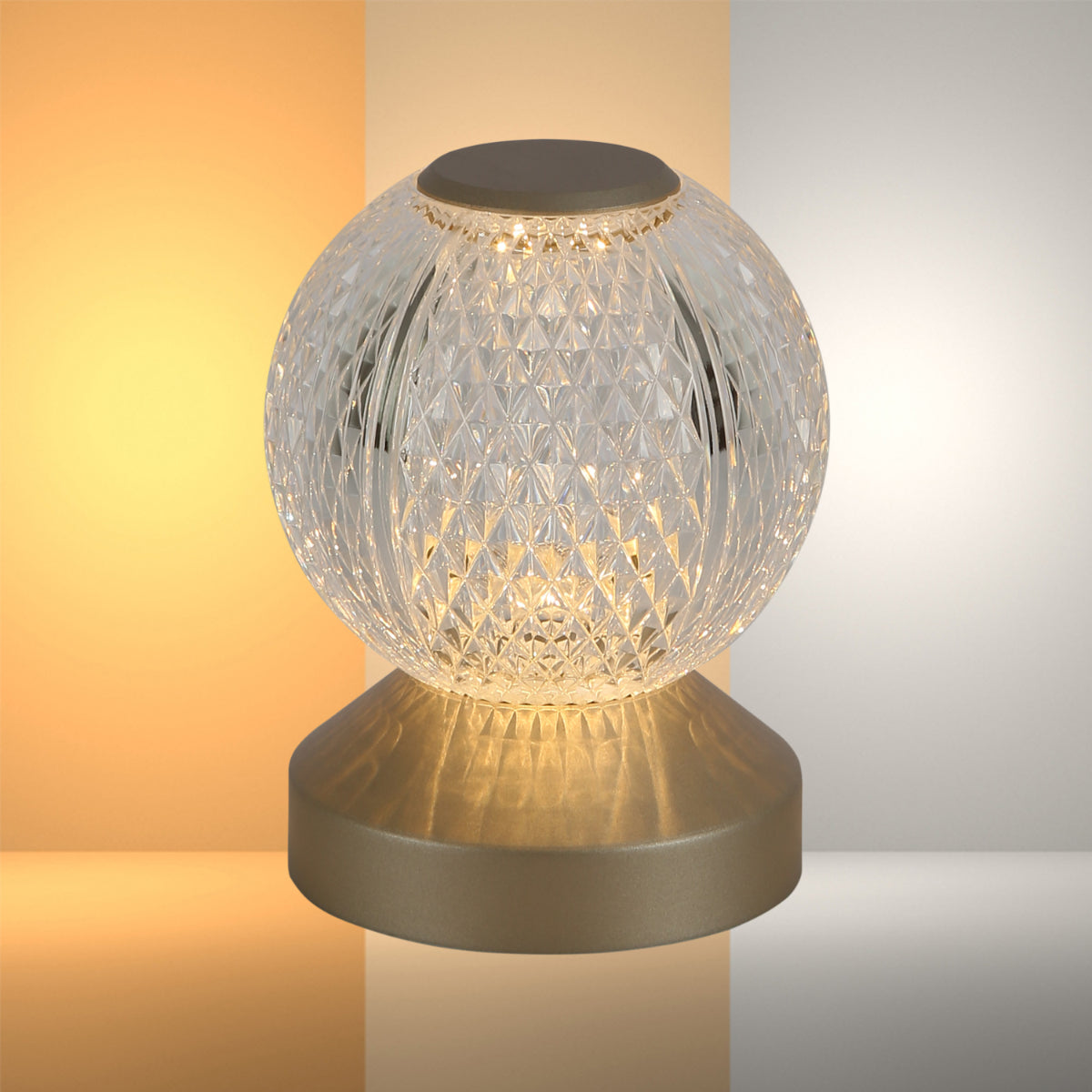 Main image of Illumina Sphere Touch: Rechargeable Spherical LED Lamp 130-03724
