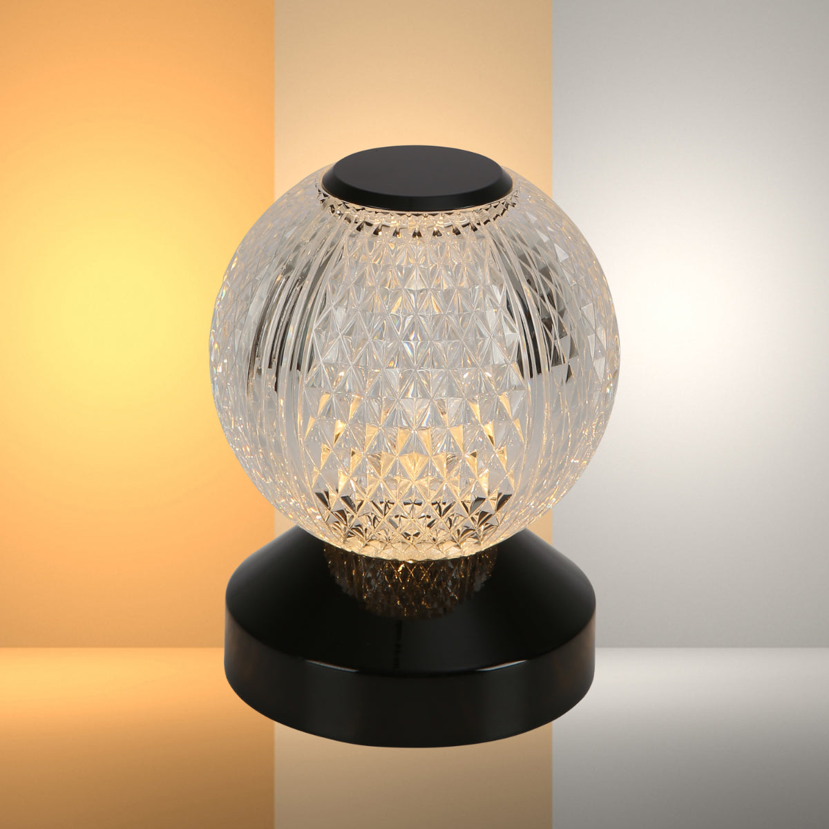 Main image of Illumina Sphere Touch: Rechargeable Spherical LED Lamp 130-03726