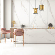 More interior usage of Matte Gold Metal Shade Black Cage Pendant Ceiling Light with E27 Fitting | TEKLED 150-18314
