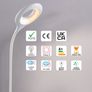 More interior usage of Ringo White Rechargable Desk Light 5 Dimmable and Colour Modes | TEKLED 130-03600