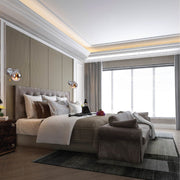 More interior usage of Smoky Globe Glass Chrome Metal Body Sputnik Molecule Modern Wall Light with Pull Down Switch E27 Fitting | TEKLED 151-19792