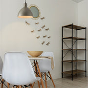 Interior application of Antique Grey Brass Dome Metal Pendant Ceiling Light with E27 Fitting D220 | TEKLED 150-18193