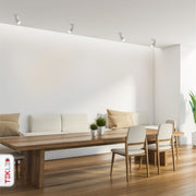 Indoor usage of LED Surface-Recesssed Rotatable Downlight H-190 30W Cool White 4000K White | TEKLED 174-03849