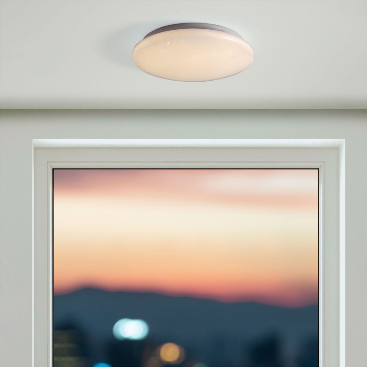 Indoor usage of Moonlight Flush Ceiling Light 18W Warm White Cool White Cool Daylight 1440LM IP20 non-yellowing PMMA Cover | TEKLED 121-03986