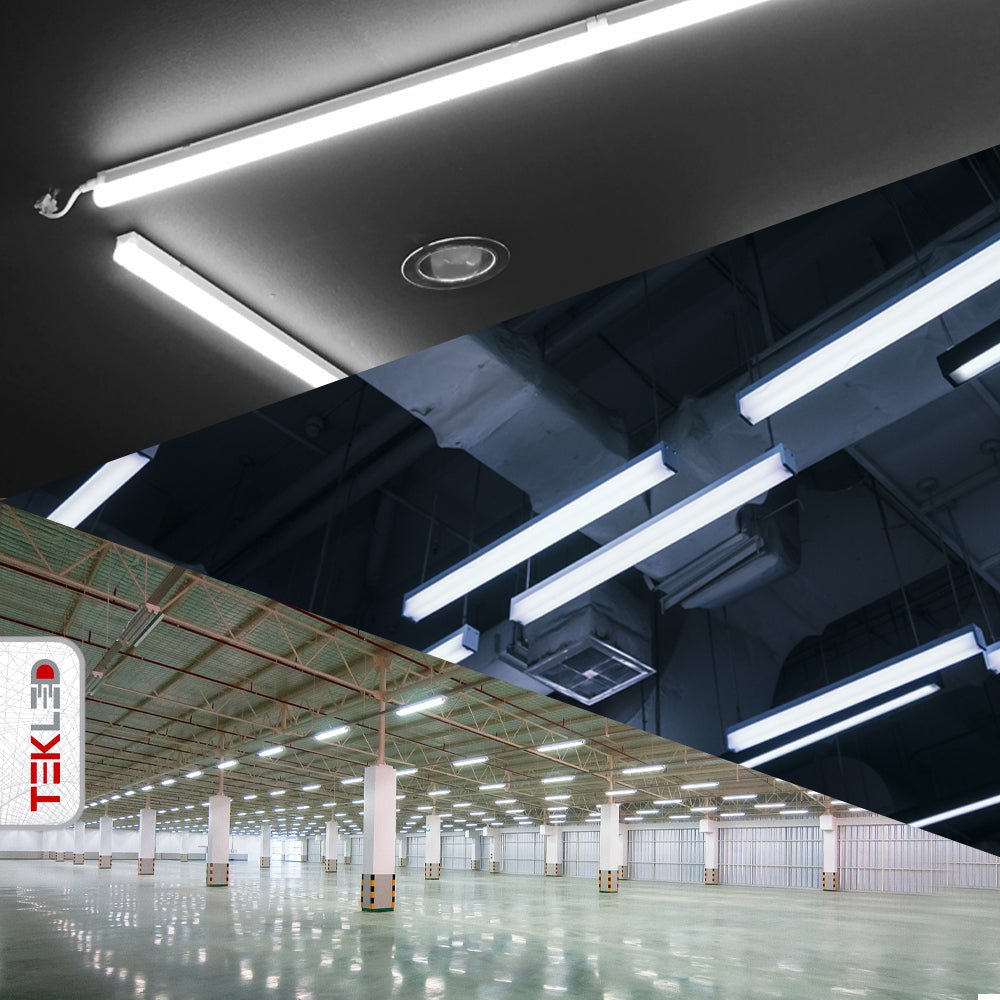 Indoor application samples for LED Tri-proof Slim Batten Linear Fitting 18W 6500K Cool Daylight IP65 60cm 2ft