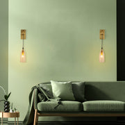 Indoor usage of Snowdrop Clear Glass Gold Metal Pendant Wall Light with E14 Fitting | TEKLED 151-19734