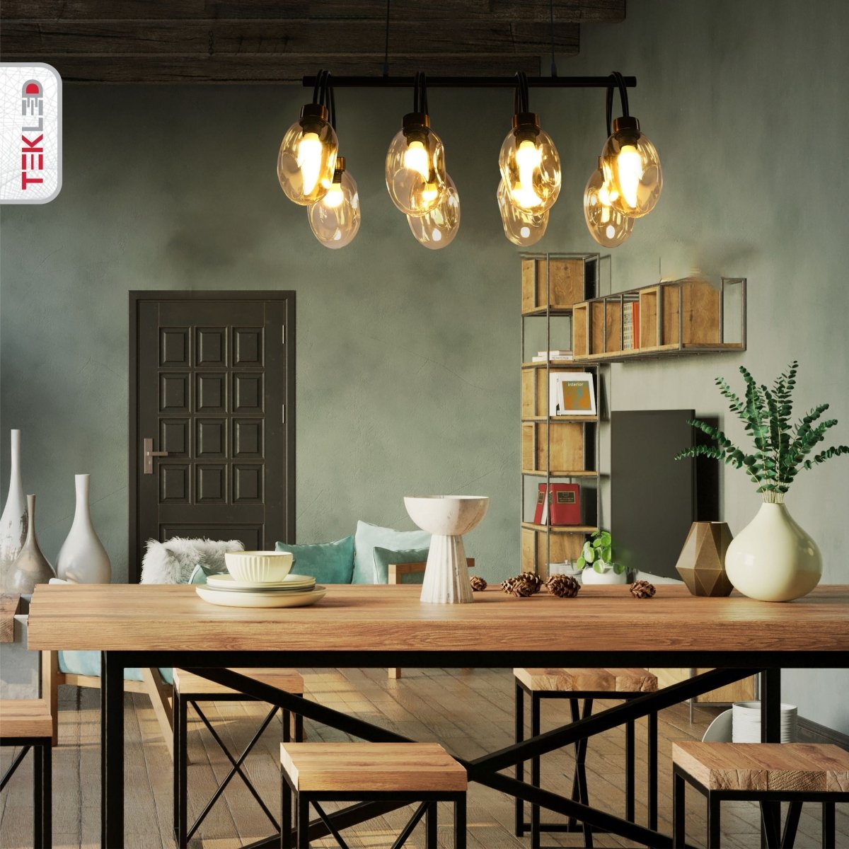 Light bulbs for on sale dining room chandelier