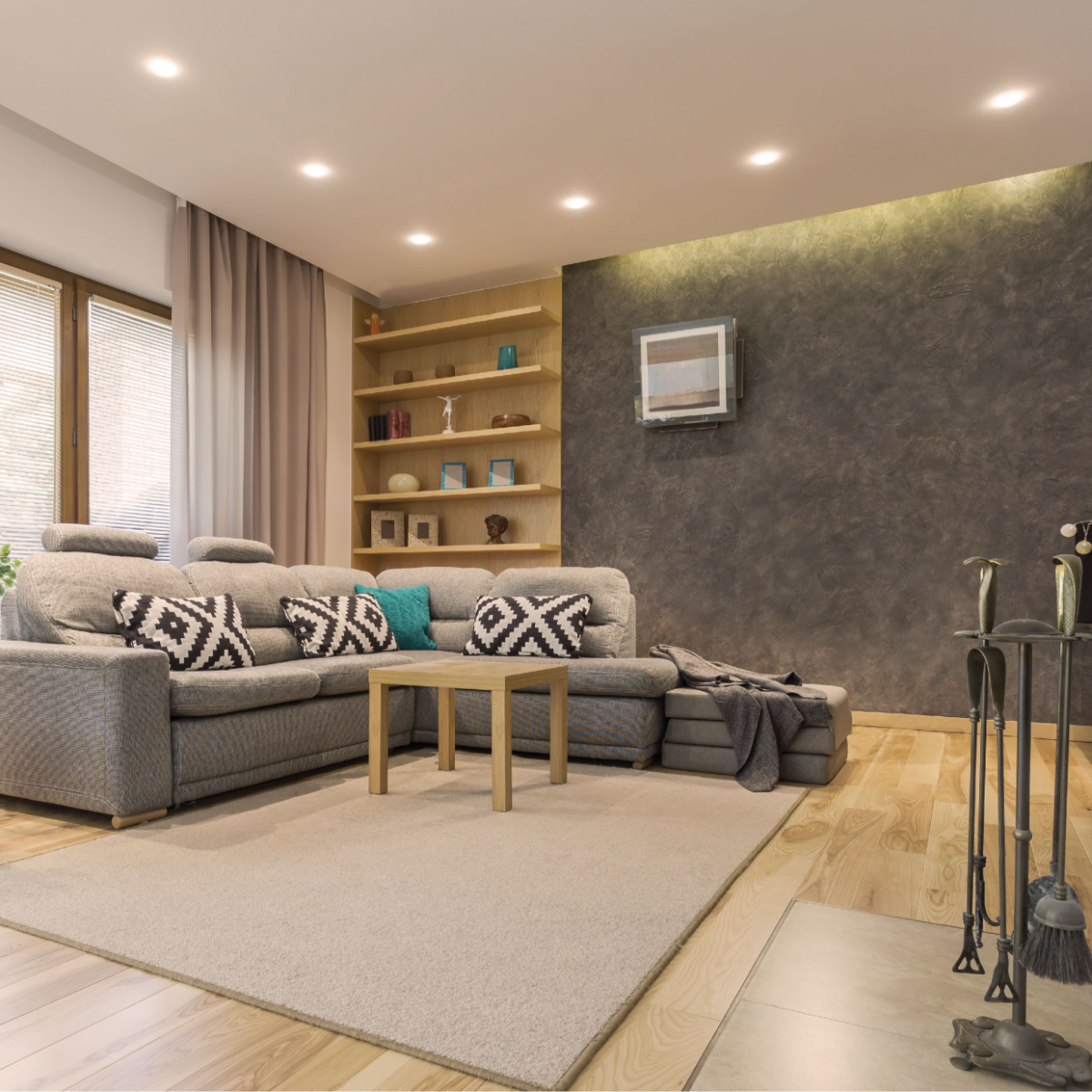 Where to use Large Bezel GU10 Fixed Downlight - Cove Lighting Effect with Dual-Bezel Design 143-04046