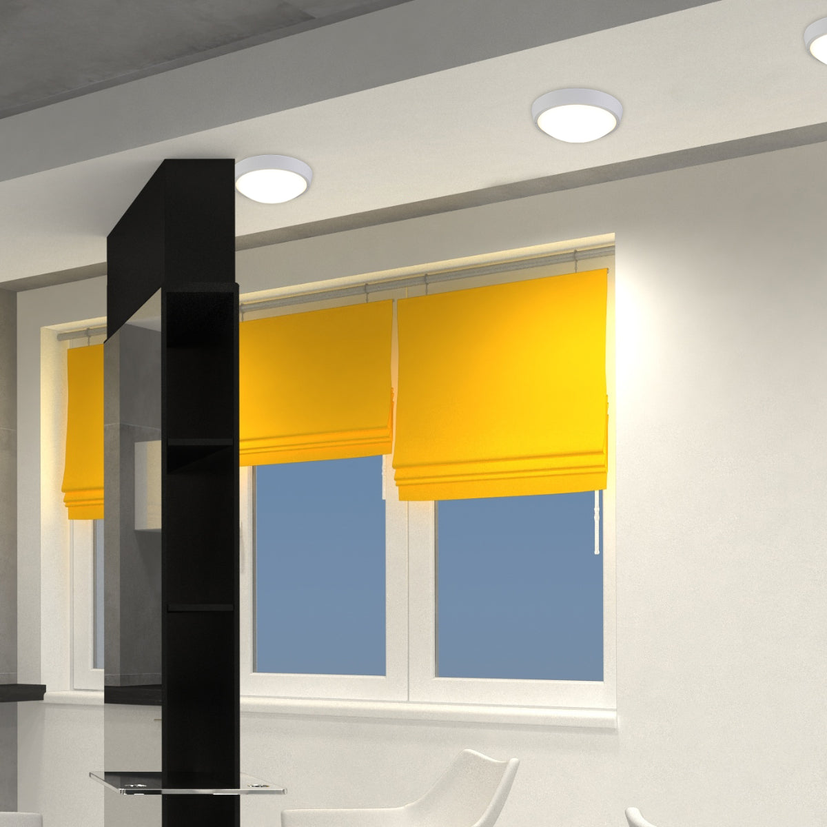 Usage of LED Bulkhead Light IP65 Ceiling Wall Interior Exterior 4000K White 181-15364