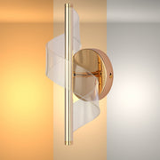 Main image of LED Spiral Modern Wall Sconce Light Chrome CCT Changable 151-19704