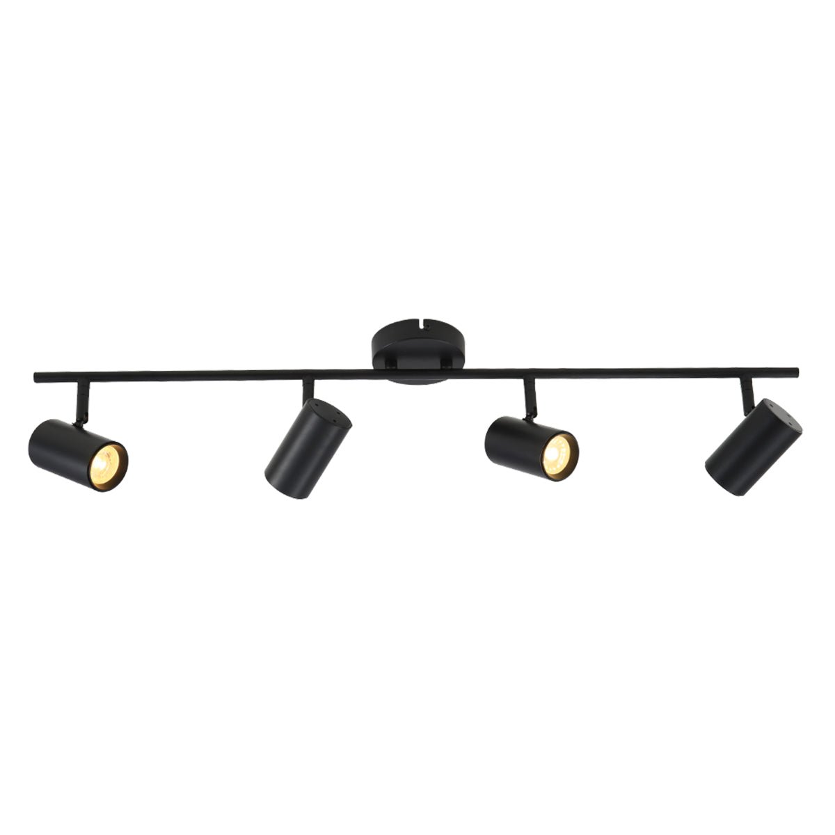 Main image of 4 Way Virmo Rod Spotlight with GU10 Fitting Black | TEKLED 172-03070