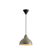 Main image of Antique Grey Brass Dome Metal Pendant Ceiling Light with E27 Fitting D250 | TEKLED 150-18199