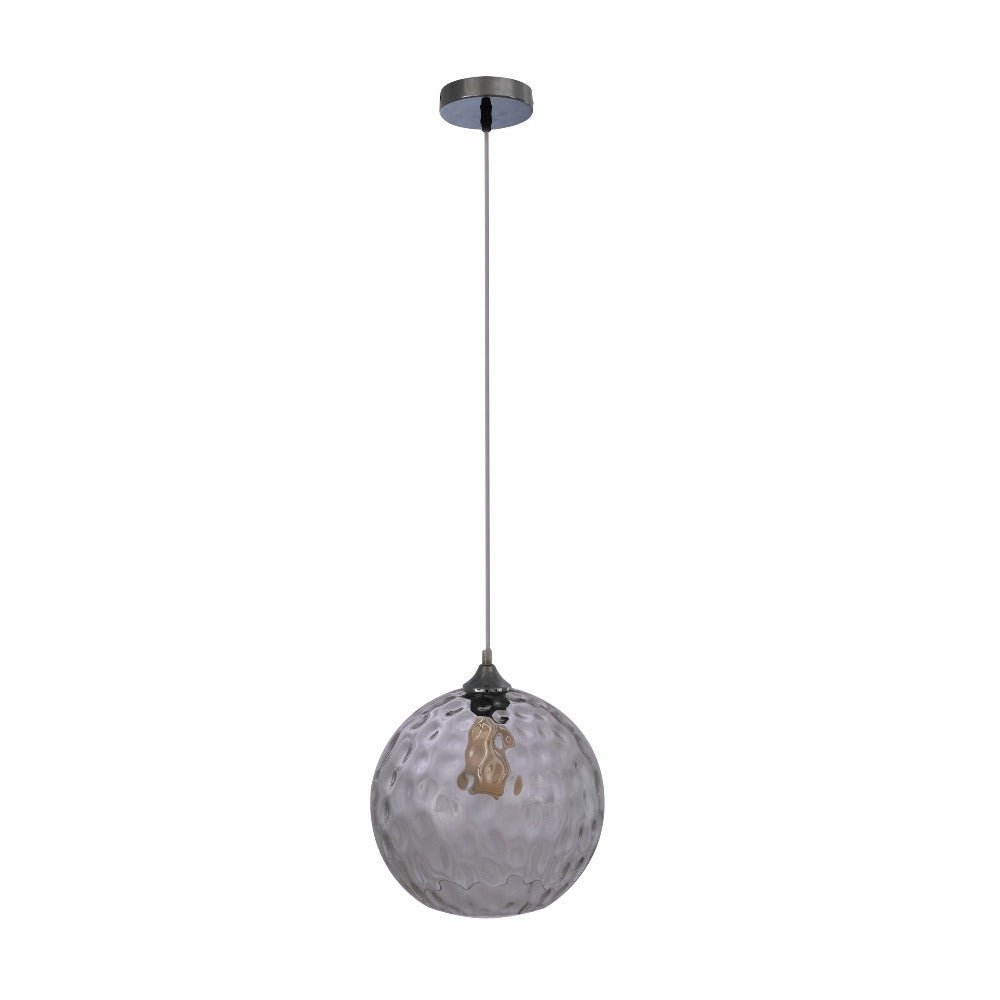 Main image of Clear Glass Pendant Light D300 with E27 Fitting | TEKLED 158-19674