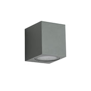 image of Cubioid Wall Lamp IP44 Grey with GU10 Fitting | TEKLED 182-03351