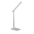 Main image of Dingo Silver Desk Light Dimmable and Colour Modes with Wireless Phone Charger | TEKLED 130-03612