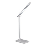 Main image of Dingo Silver Desk Light Dimmable and Colour Modes with Wireless Phone Charger | TEKLED 130-03612