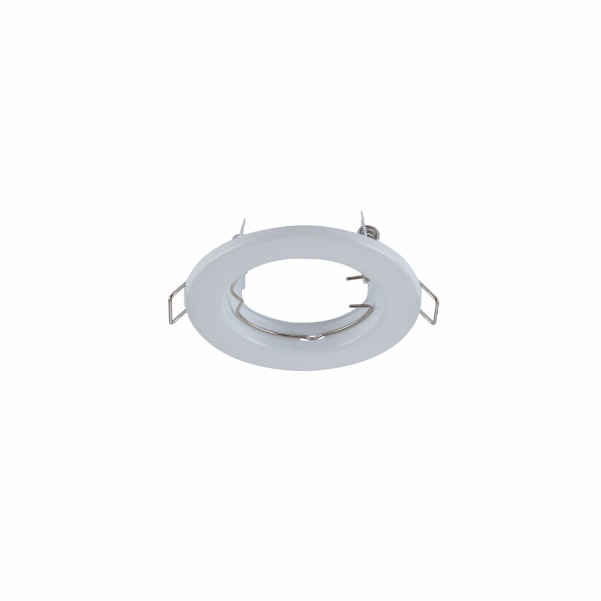 Main image of Fixed Pressed Steel Downlight White IP20 with GU10 Fitting | TEKLED 143-03736