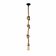 Main image of Hemp Rope Pendant Light with E27 Fitting 200cm | TEKLED 150-18400