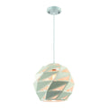 Main image of White Dome Laser Cut Metal Pendant Ceiling Light with E27 | TEKLED 150-17820