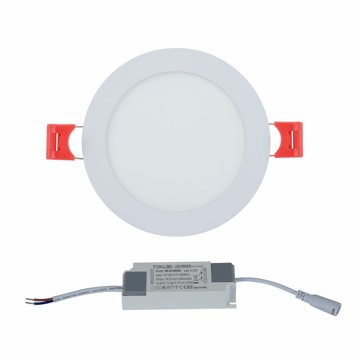 Downlight LED Round Slim Panel Light 12W D170mm TEKLED