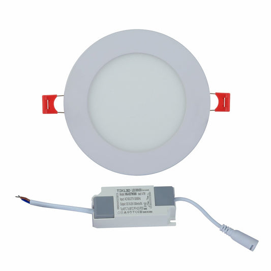Downlight Led Round Slim Panel Light 6W 4000K Cool White D120Mm's main image.