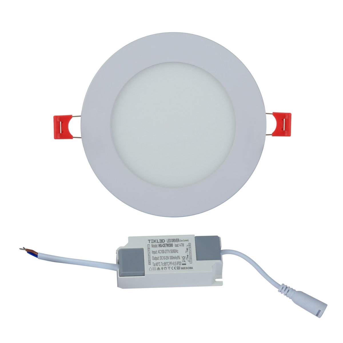 Downlight LED Round Slim Panel Light 6W D120mm TEKLED