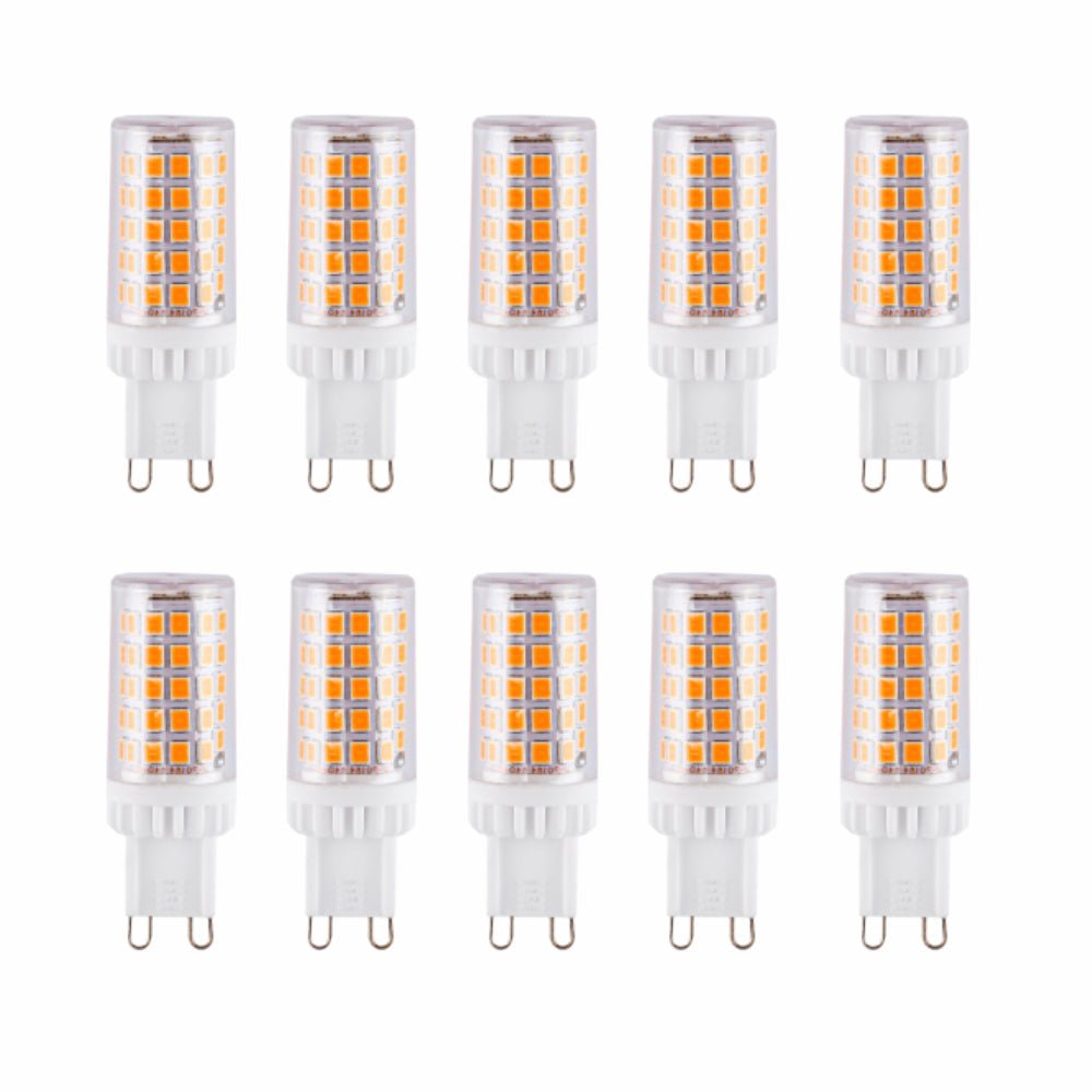 Main image of LED Capsule Bulb G9 Snap Fix 4.8W 500lm 3000K Warm White Pack of 10 | TEKLED 526-010952