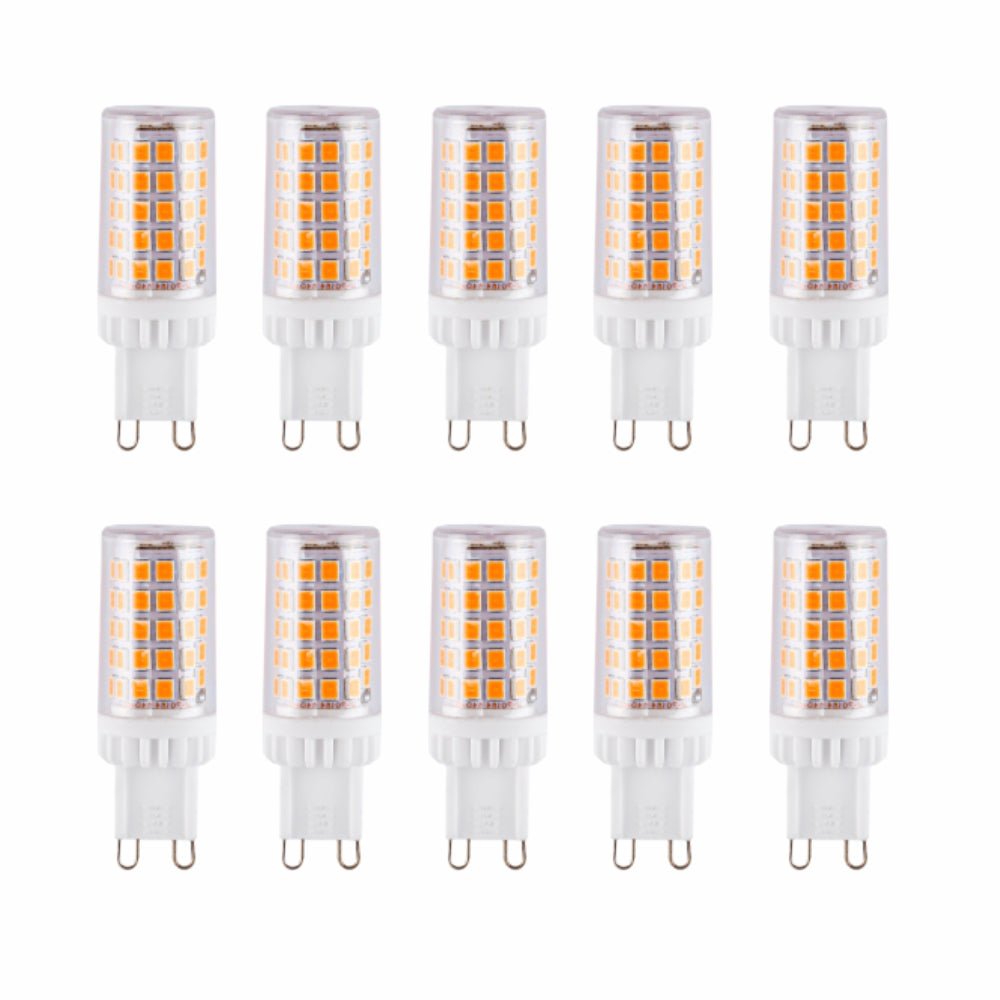 Main image of LED Capsule Bulb G9 Snap Fix 4.8W 500lm 4000K Cool White Pack of 10 | TEKLED 526-010953