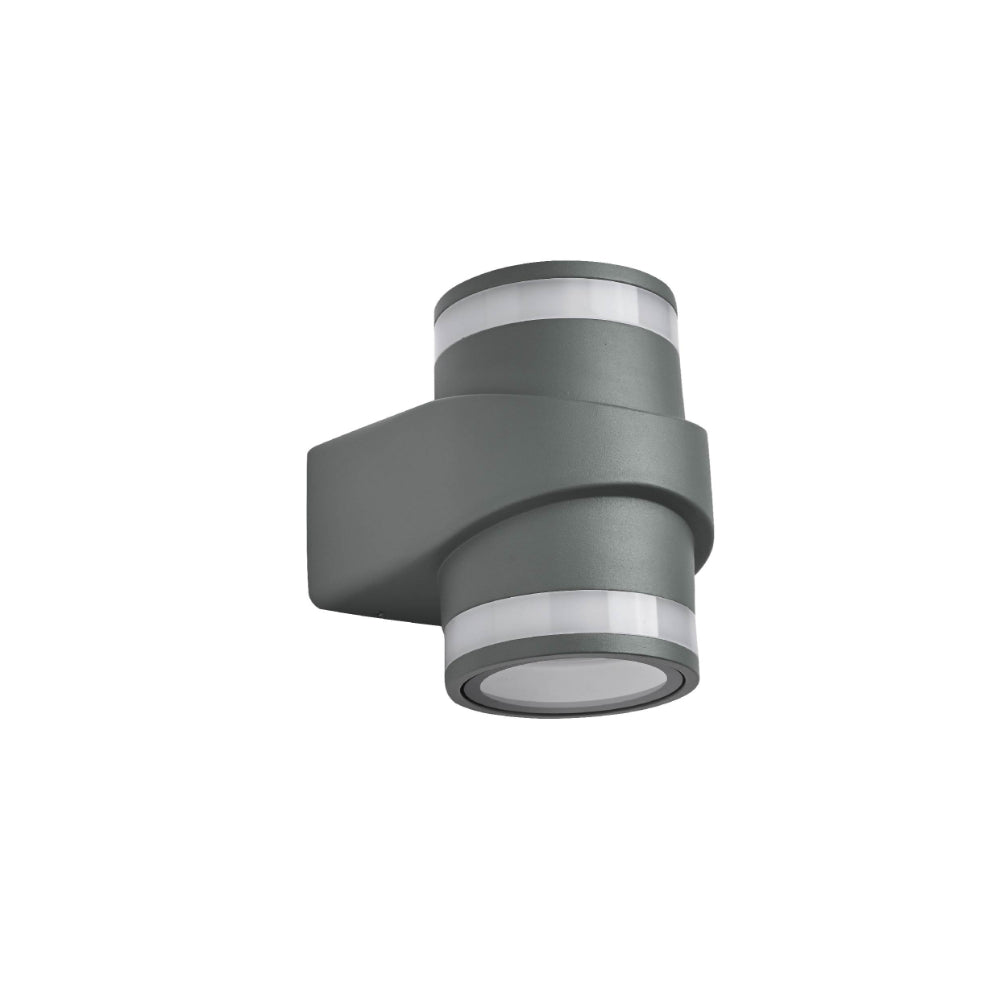 Main image of LED Diecast Aluminium Double Direction Wall Lamp 2x7W 4000K Cool White IP54 Black | TEKLED 182-03363
