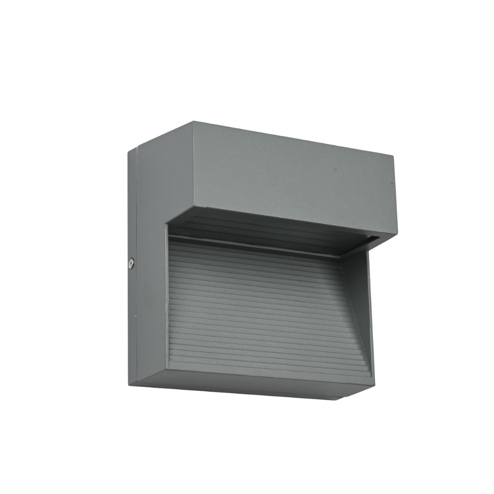 Main image of LED Diecast Aluminium Stair and Wall Light 5W Warm White 3000K IP54 Grey | TEKLED 182-03344