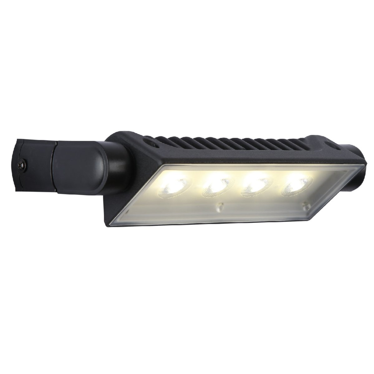 Main image of LED Wallwasher Wall Light 12W Cool White 4000K IP54 Black | TEKLED 182-03274