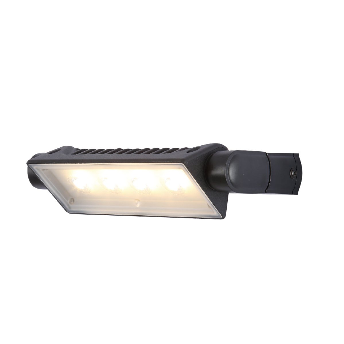 Main image of LED Wallwasher Wall Light 12W Warm White 3000K IP54 Black | TEKLED 182-03276
