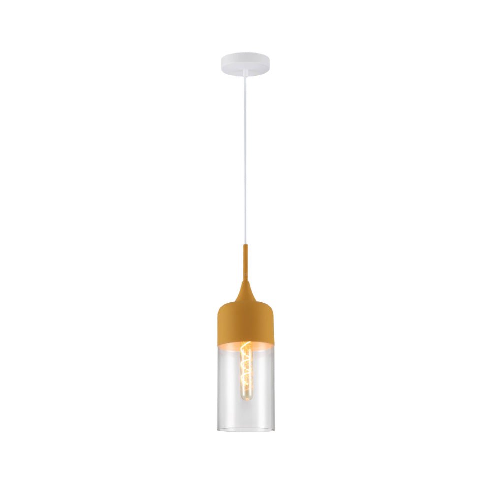 Mustard store light fitting