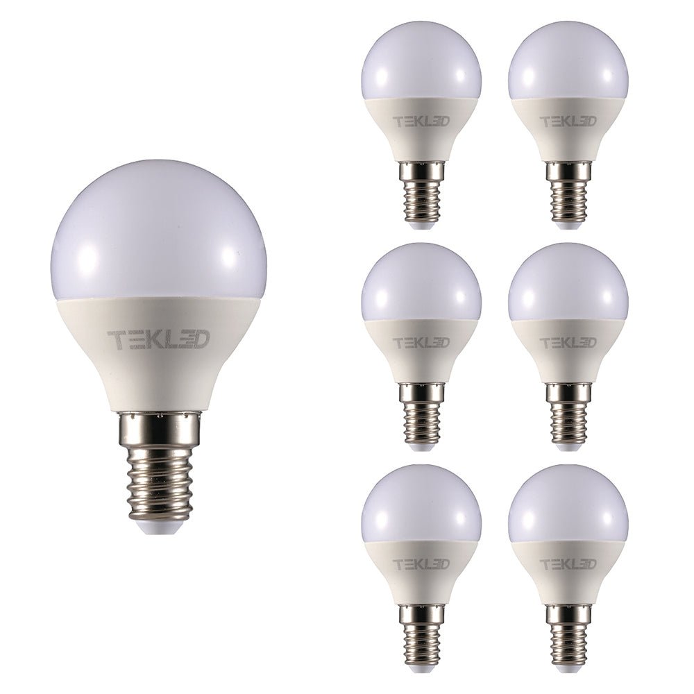 Main image of canes led golf ball bulb p45 e14 small edison screw 6w 2700k warm white pack of 6