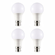 Main photo of dimmable 7w 10w 12w a60 gls b22 bayonet cap led light bulb pack of 4 warm white or cool white
