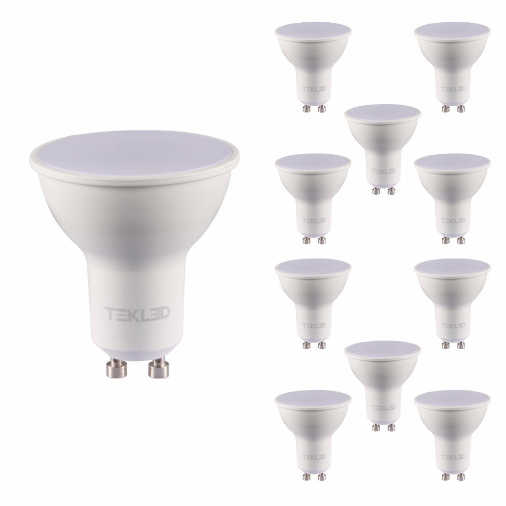 Main image of LED Light bulb Lepus LED Spot Bulb PAR16 GU10 7W 3000K Warm White Pack of 10 526-15068