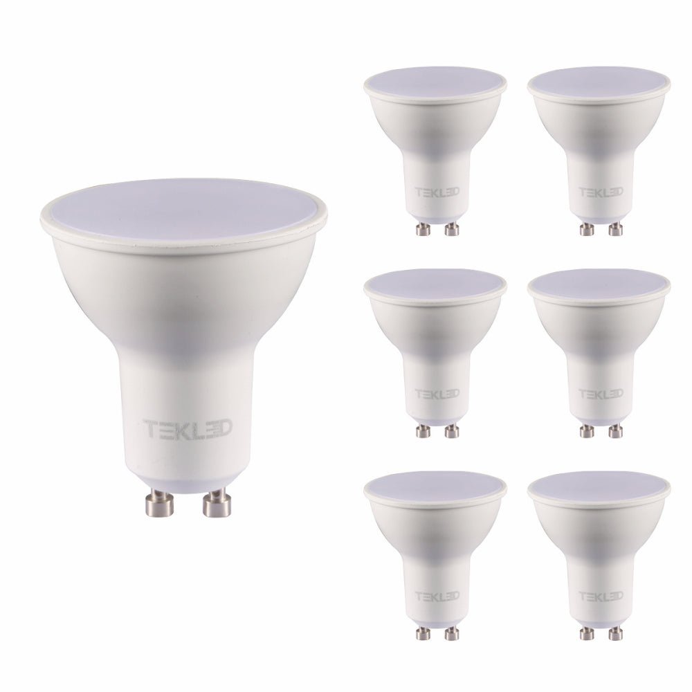 Main image of LED Light bulb Lepus LED Spot Bulb PAR16 GU10 7W 3000K Warm White Pack of 6 526-15066