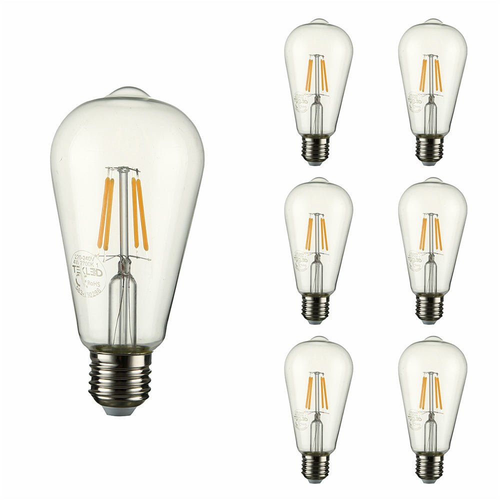 LED Filament ST64 Edison Bulb E27 Edison Screw TEKLED